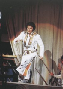 Elvis enters the stage